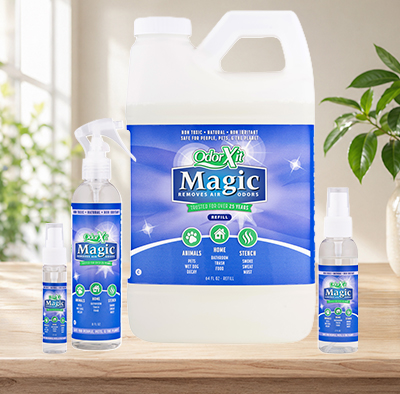 OdorXit Magic product lineup